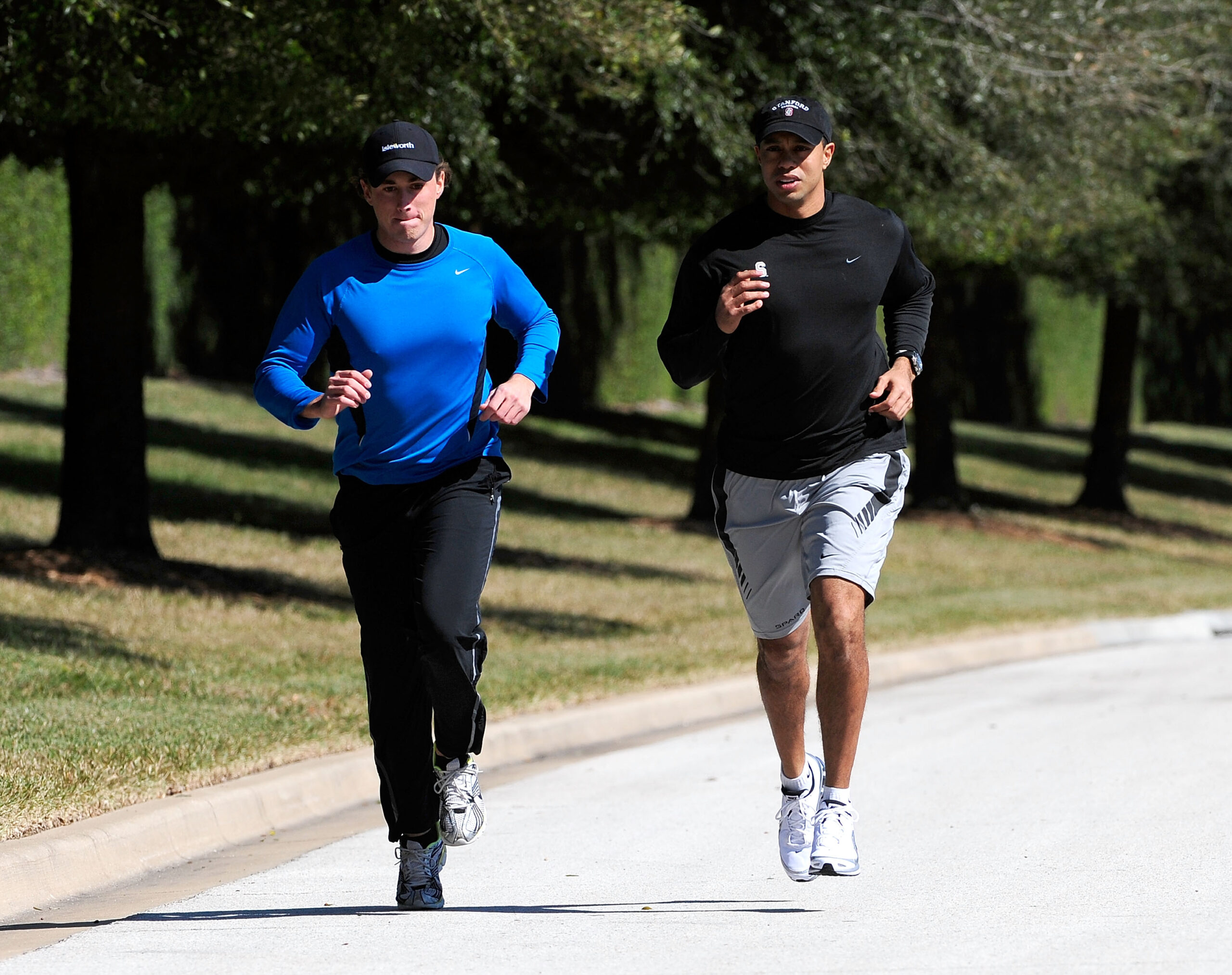 Tiger Woods Jogging 