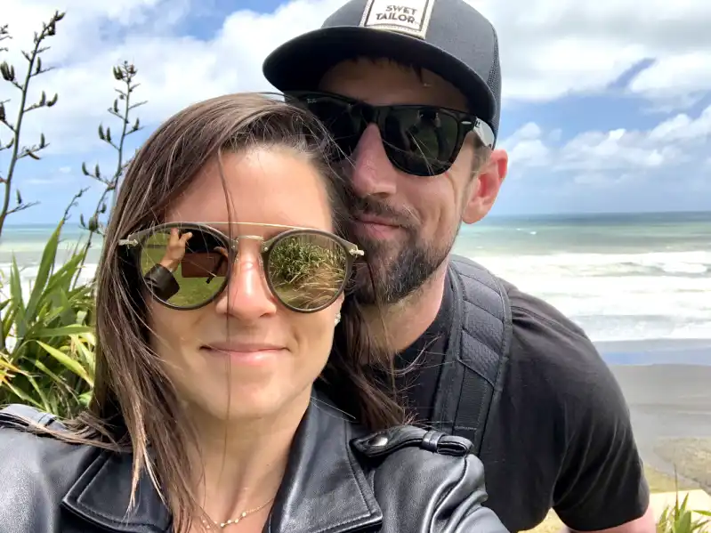 Aaron Rodgers and Danica Patrick in their vacation