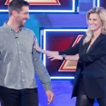 Aaron Rodgers with Erin Andrews at $1,00,000 Pyramid game show