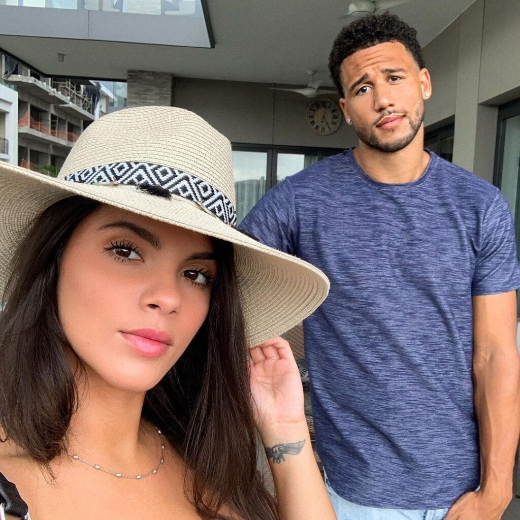 Jordan Leslie with his girlfriend Vanessa Perez ( Source: Instagram)