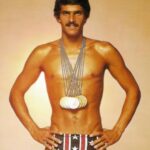 Mark Spitz With Medals