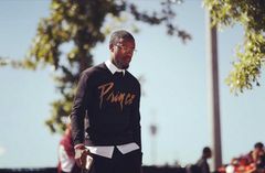 de'vante bausby in casual dress