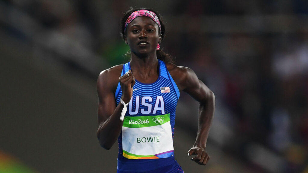 Tori Bowie at the 2016 Summer Olympics.