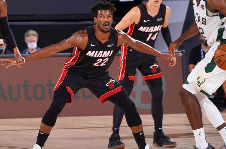 Jimmy Butler being defensive