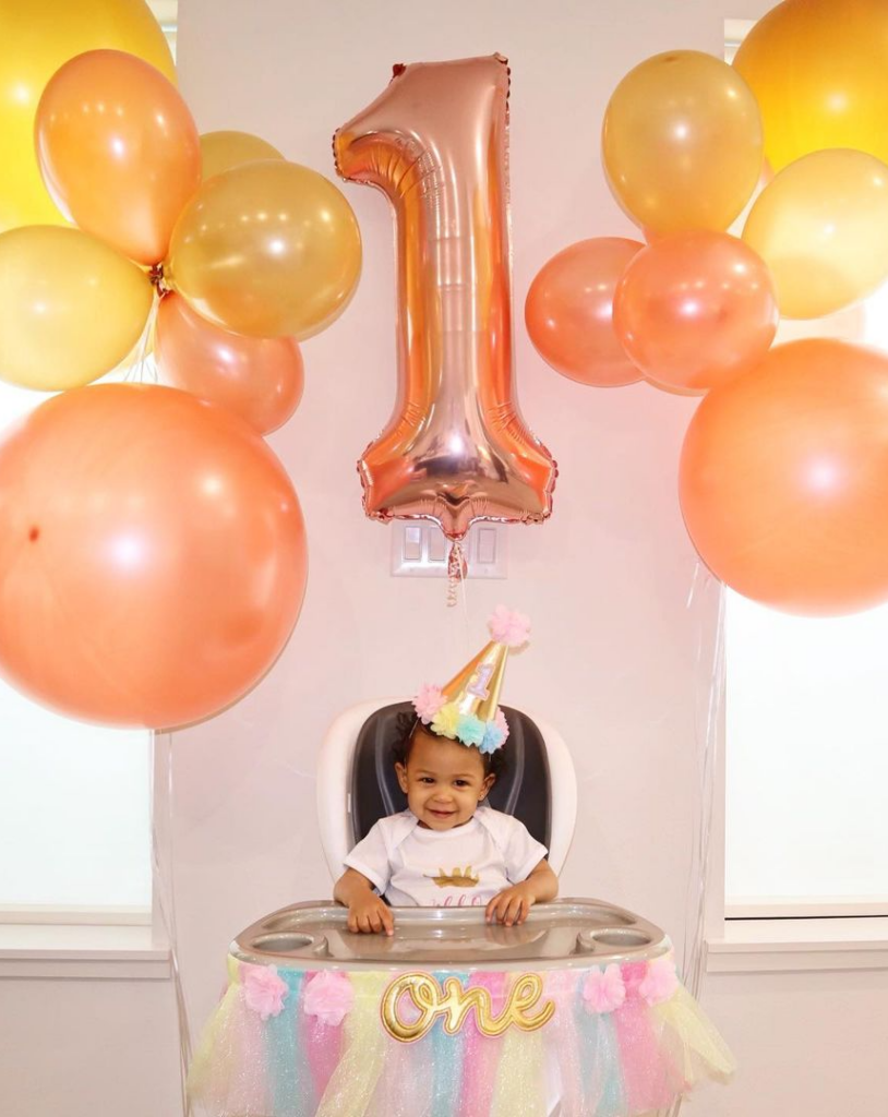 Valentina Allure Henry's first birthday
