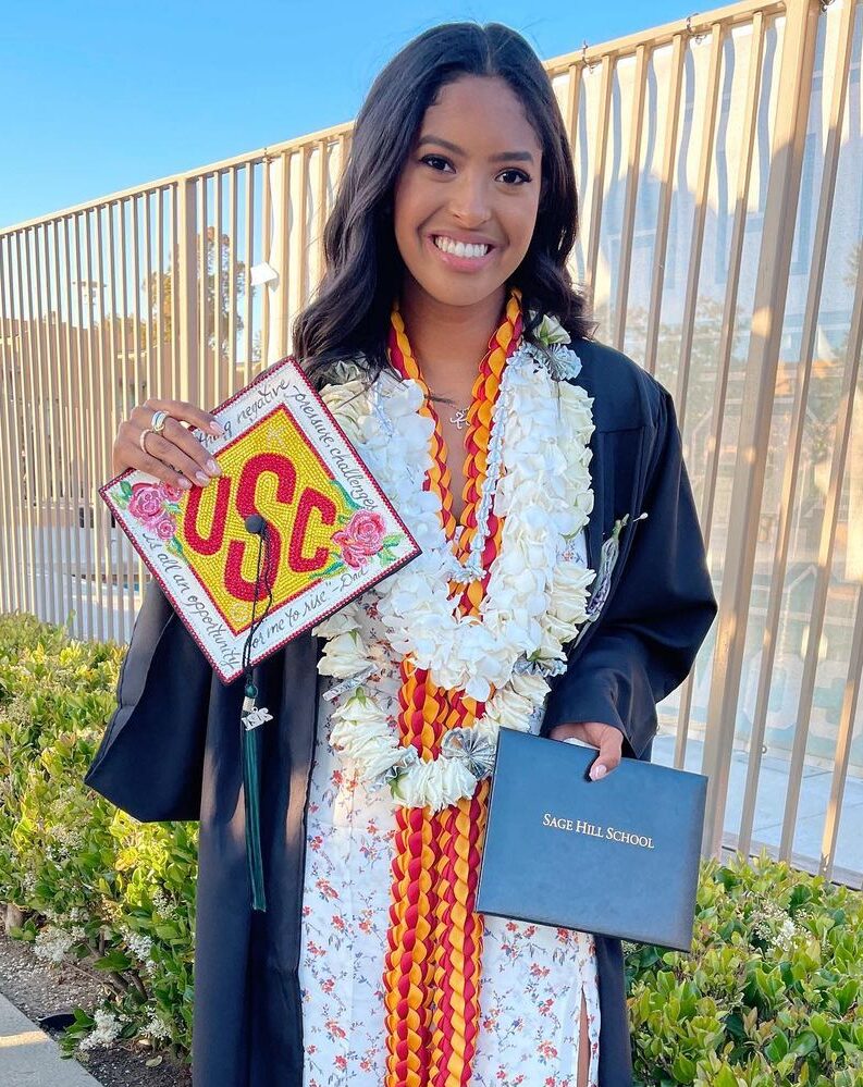 Natalia Diamante Bryant excited after getting into University of Southern California