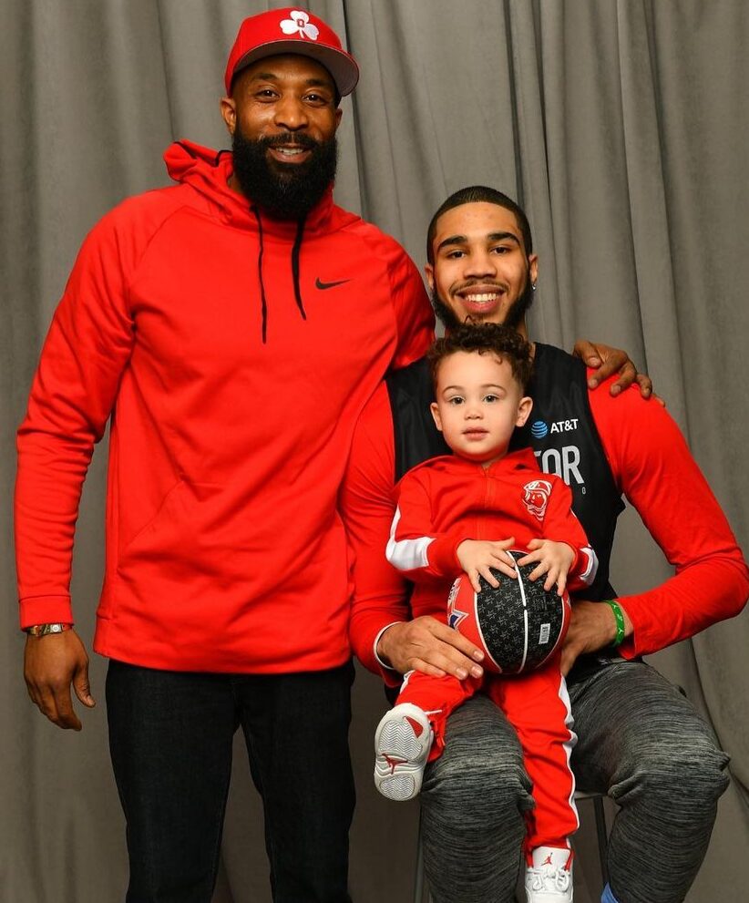 Jayson Tatum, his father and his son