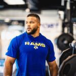 Aaron Donald in blue