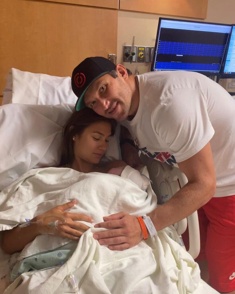 Alex Ovechkin along with his wife and second born son Ilya (Source: Instagram)