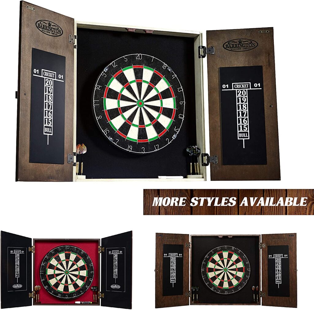 Barrington Collection Bristle Dartboard Cabinet (Source: Amazon)