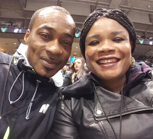 Veronica with her late husband Charles Antetokoumpo