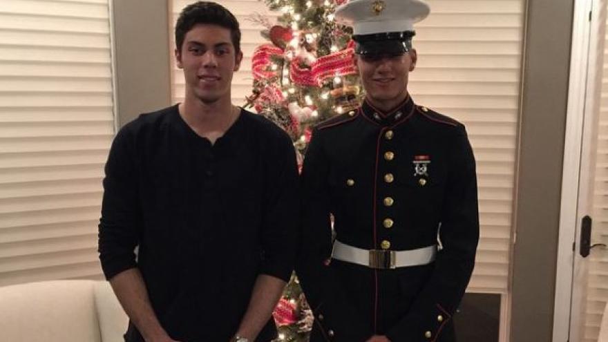 Christian Yelich and Cameron Yelich. (Source: cbs58.com)