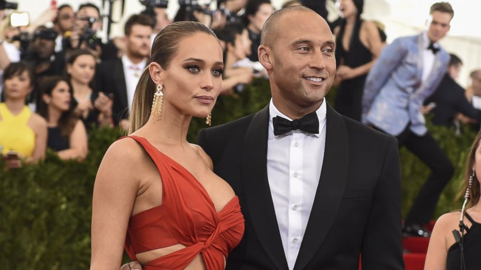 Jeter Couple; Hannah & Derek Jeter