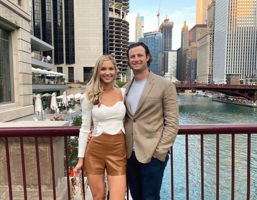 Gerrit Cole and his wife Amy Cole Crawford in Chicago (Source: Instagram)