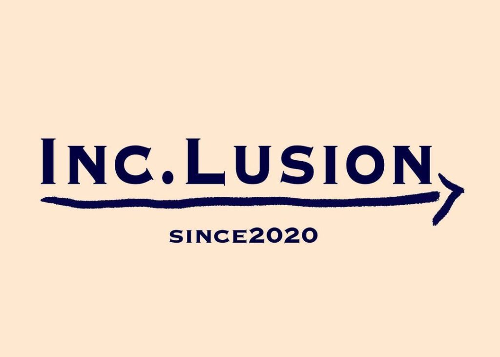 The logo of INC.LUSION brand.