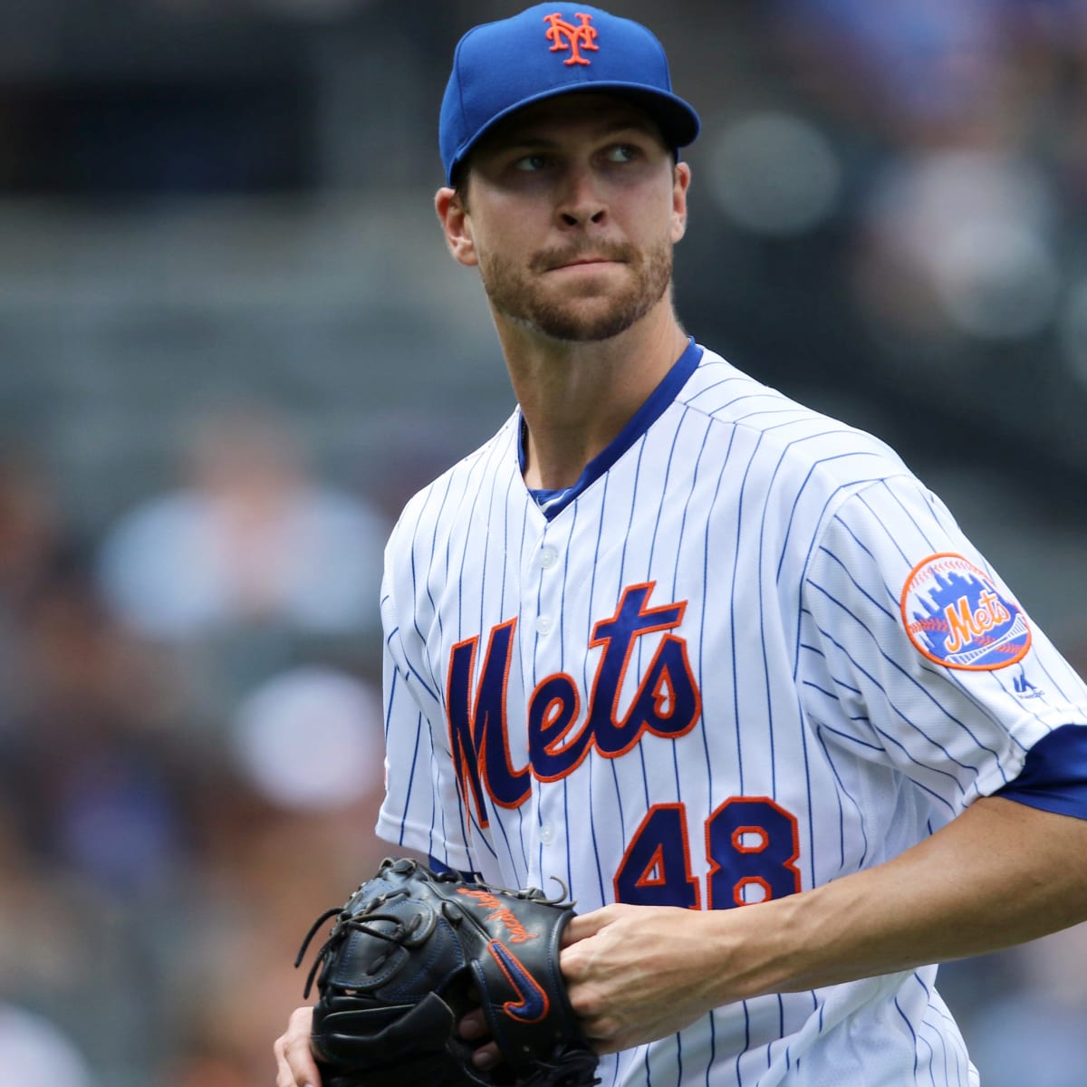 When did Jacob deGrom and his wife Stacey Harris start dating? All