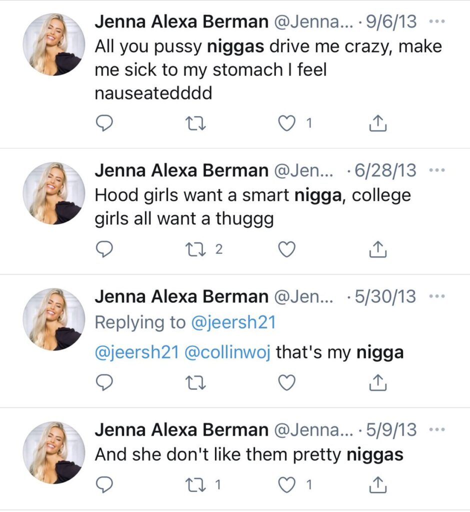 Jenna-Berman-controversy-Tweets
