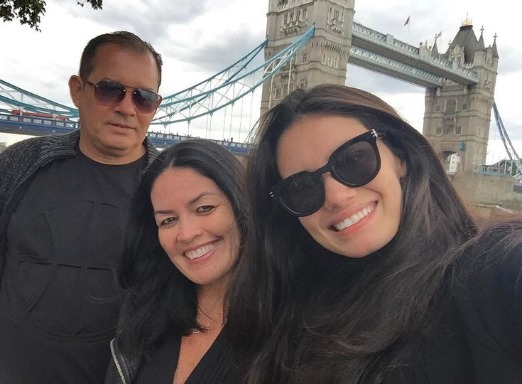 Joel Embiid's Wife with her parents