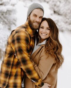 Kayla Varner with her husband, Bryce Harper