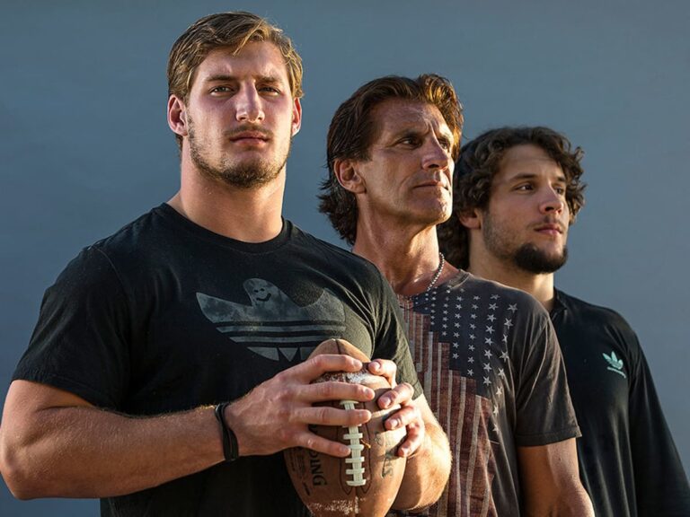 John Bosa With His Sons Joey And Nick Bosa