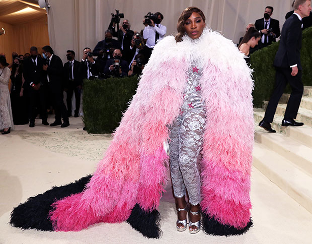 Serena Williams as a total fashion icon in The Met