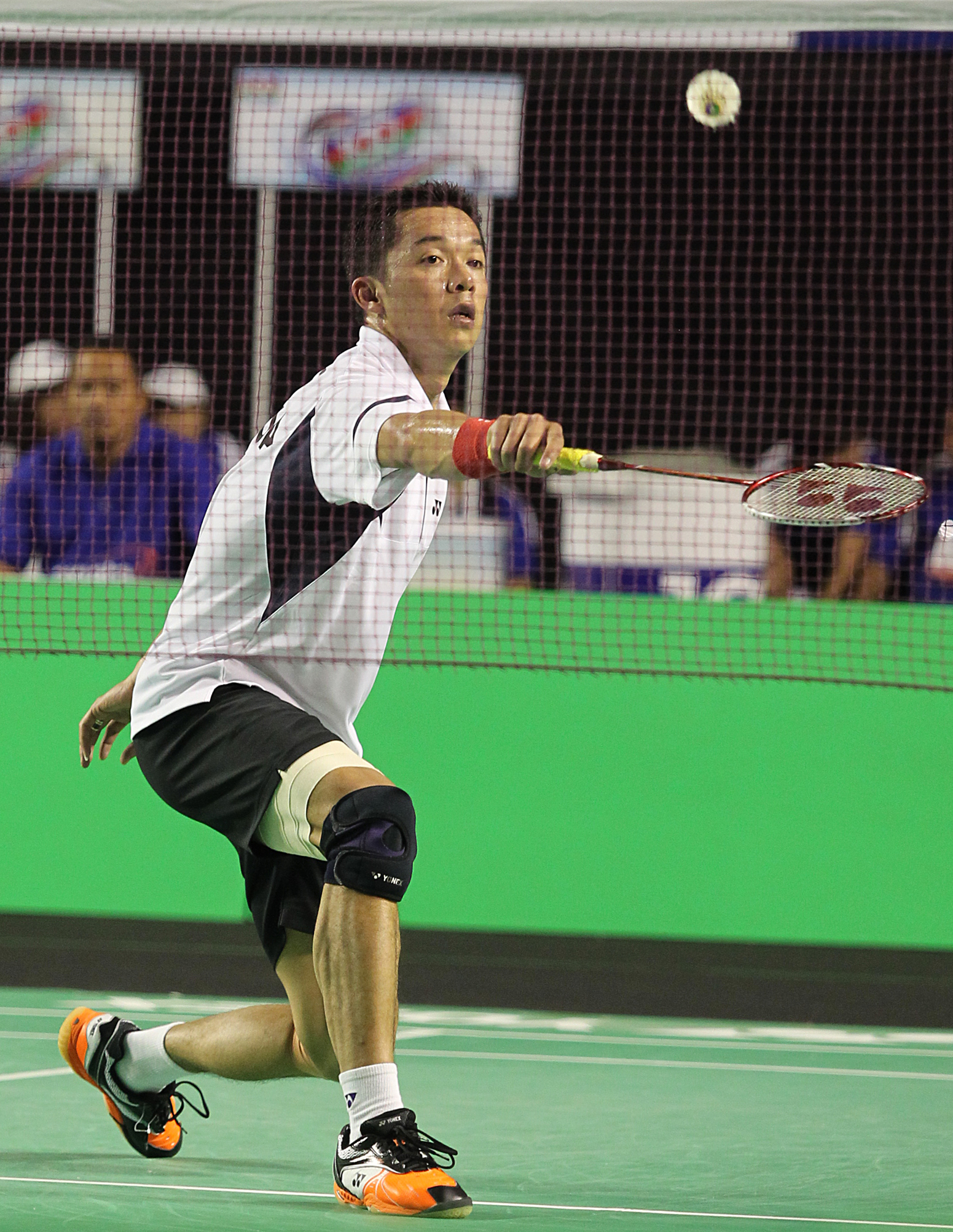 Taufik Hidayat during the Olympics 