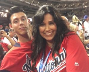 Collin Yelich with his mother Alecia Yelich. (Source : IG @cyelich)