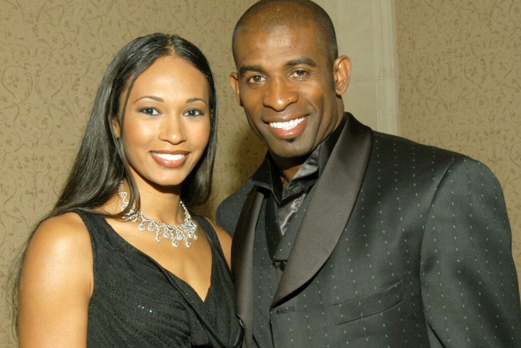 Deion Sanders along with his ex-wife Pilar Sanders (Source: Bleacher Reports)