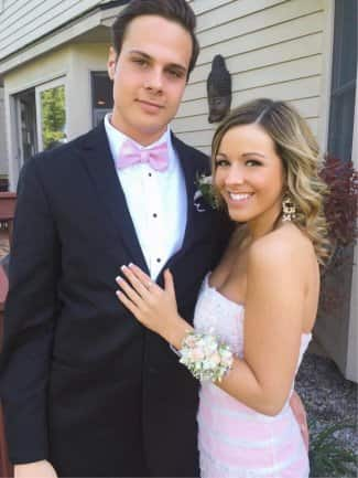 Emily Ruttledge and her boyfriend Auston Matthews