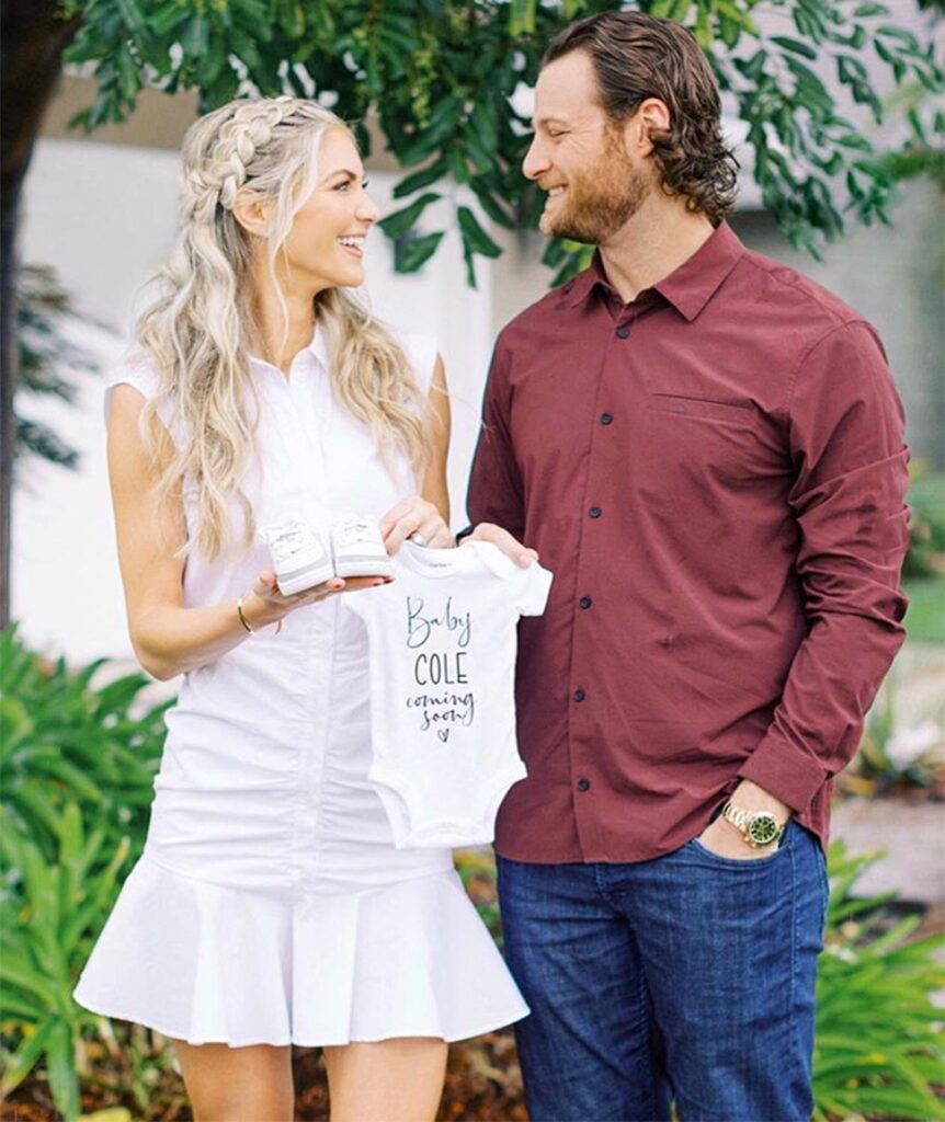 Gerrit Cole, Amy pregnancy announcement 