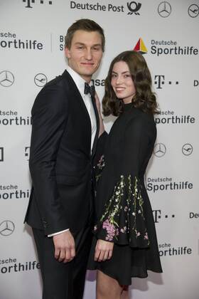 Thomas Rohler with his girlfriend, Lucia.