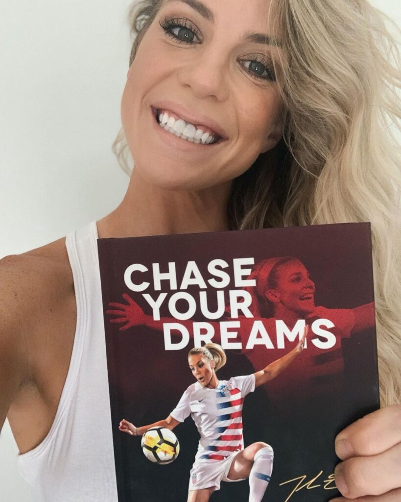 Julie Ertz's published book "Chase Your Dreams" (Source: Instagram)