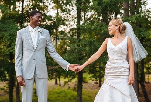 Justin Holiday's wedding Picture.