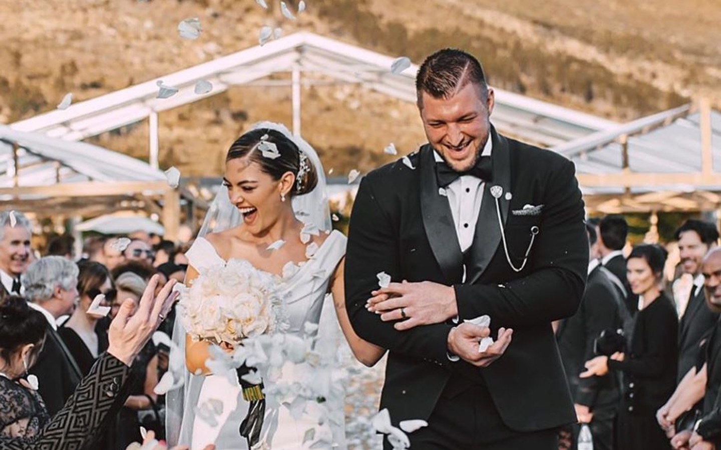 Tim Tebow and Demi-Leigh Nel-Peters Wedding Day