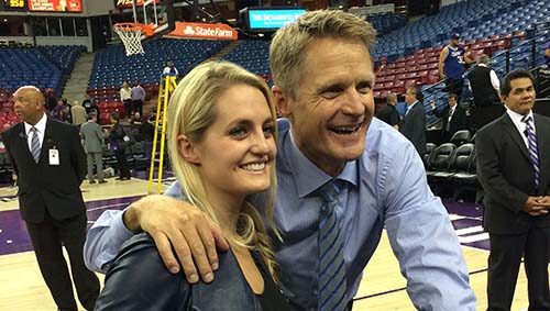 Steve Kerr's wife, Margot.