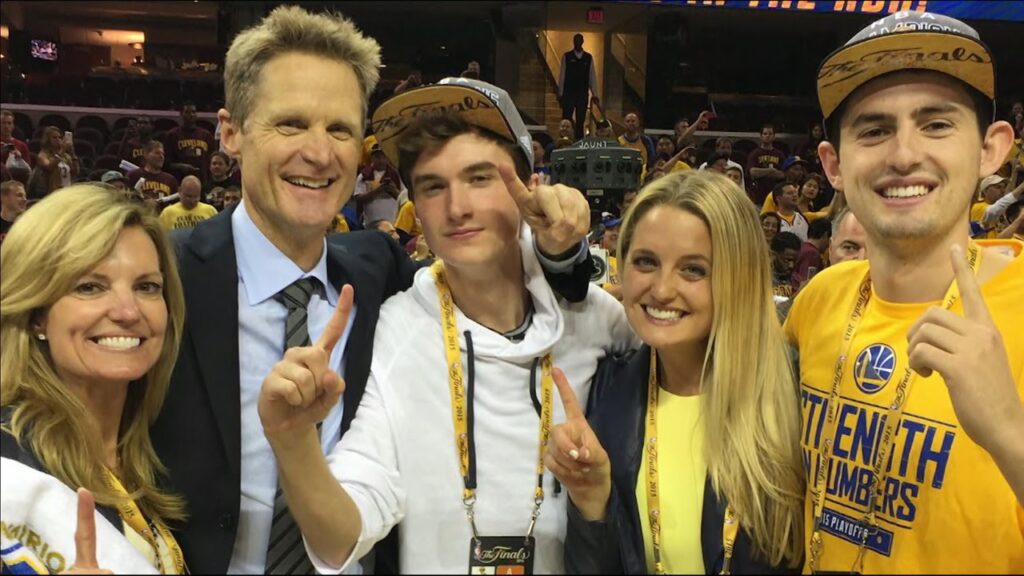 Who is Steve Kerr's wife and children?