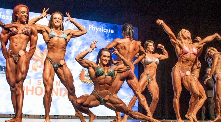 Women Bodybuilders Posing