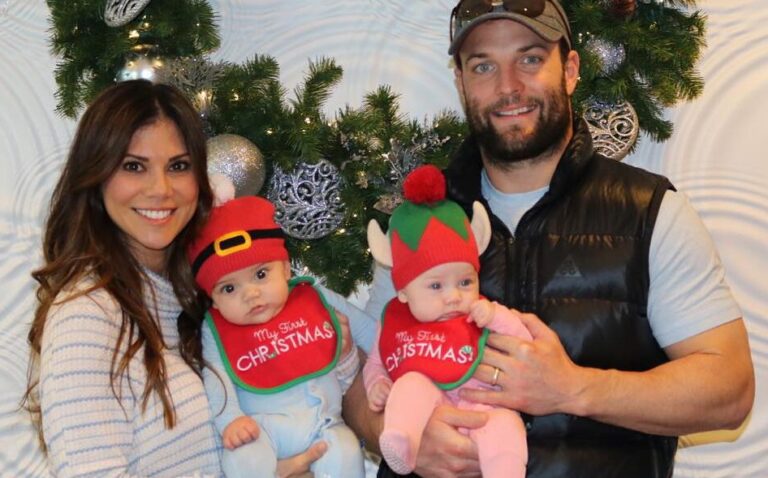 The Welker family smiling for the camera