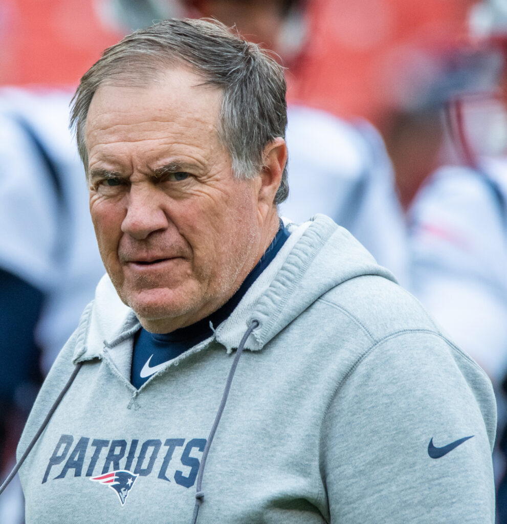 Bill Belichick, the greatest coach of all time. (Source: Wikimedia Commons)