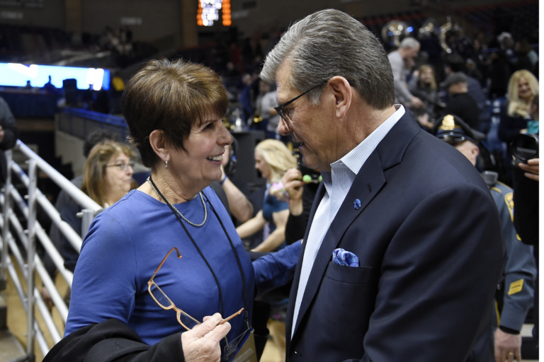 Kathy Auriemma With Her Husband