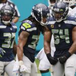 Linebackers on the field