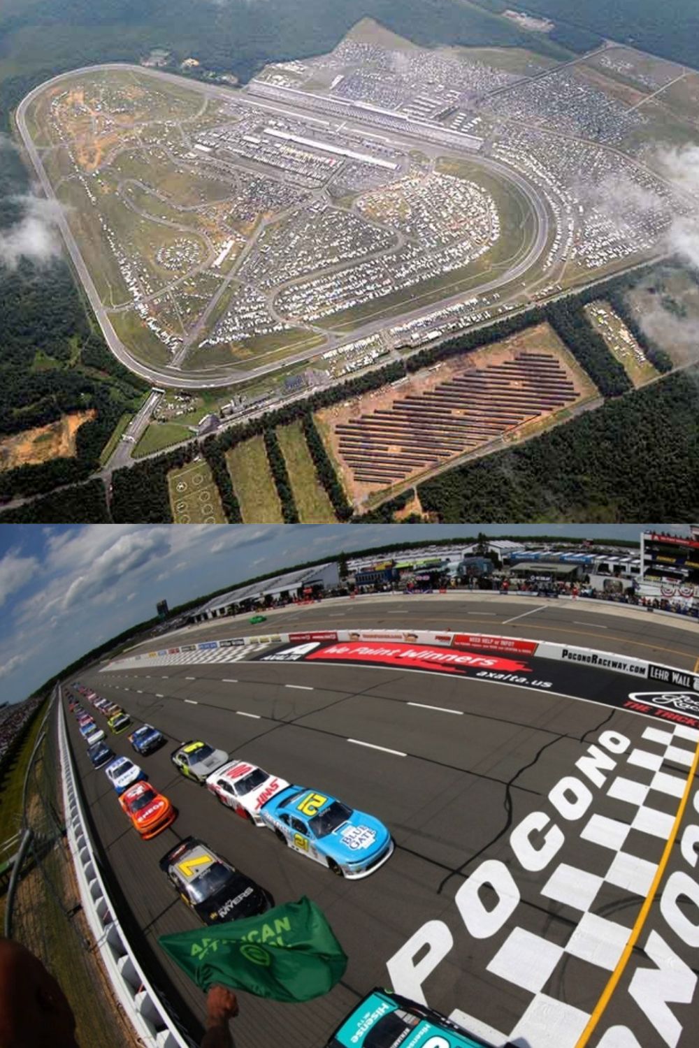 Pocono Raceway Is The Most Unsual Race Track Among Other Racetracks