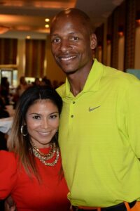 Ray Allen and Shannon Walker Williams