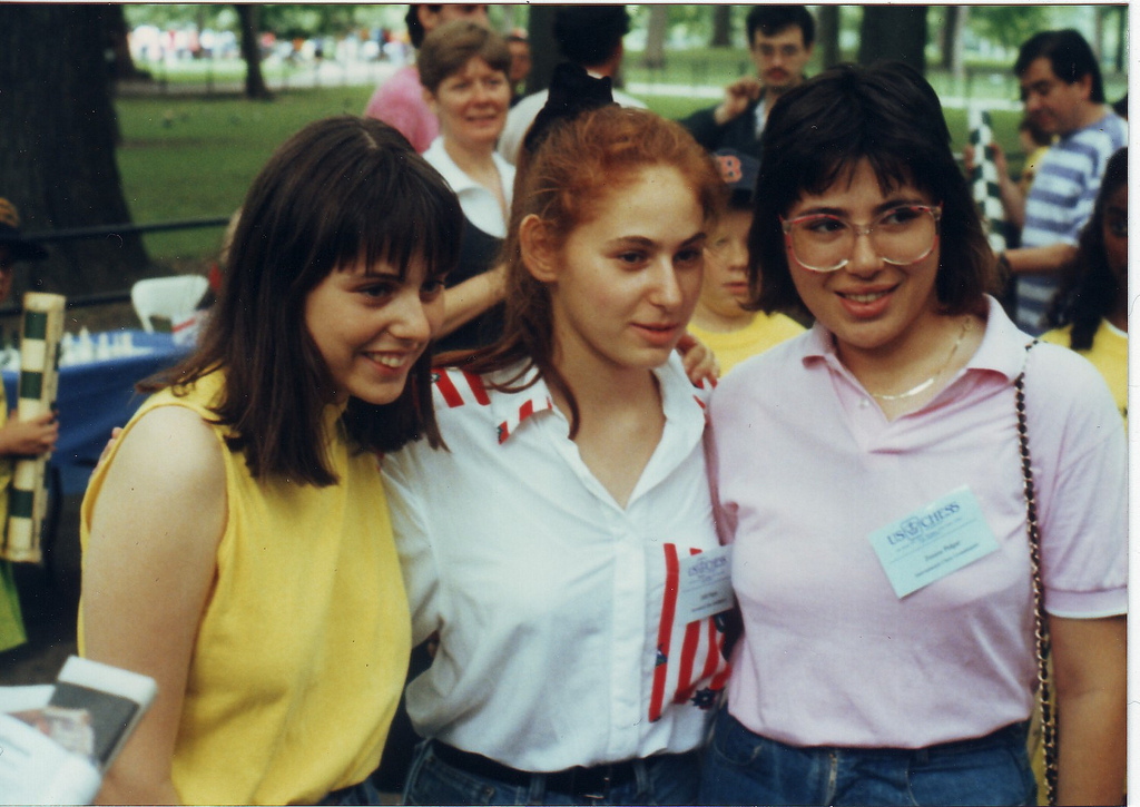 Sofia, Judit, Susan, Polgar sisters.