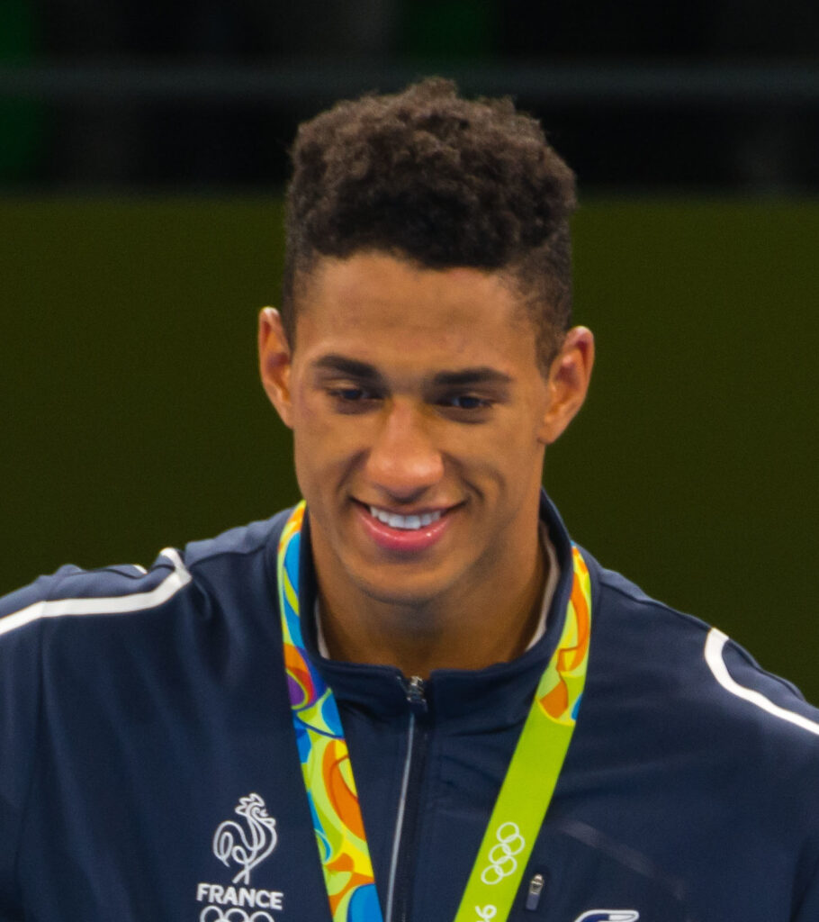 Tony Yoka during the Olympic event in 2016