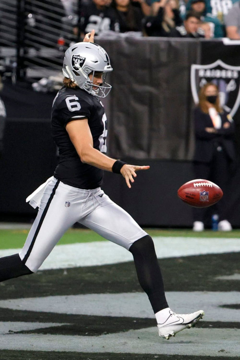 A.J. Cole, Punter For The Raiders