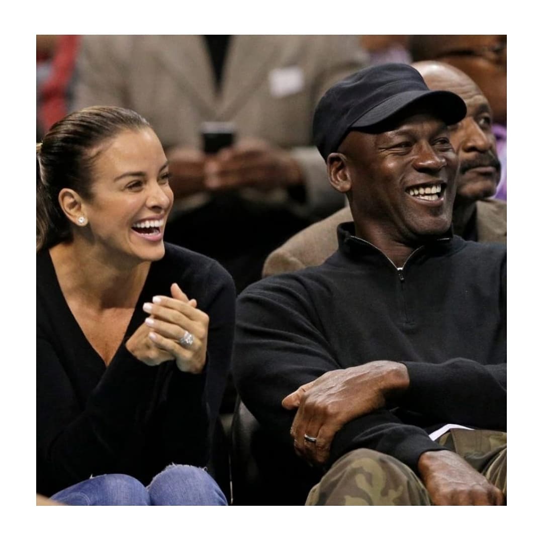 Yvette Prieto And Michael Jordan Watching A Game (Source Instagram)