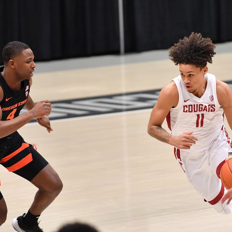 DJ Rodman Playing for his College Team Washington Cougars against Oregon State University 