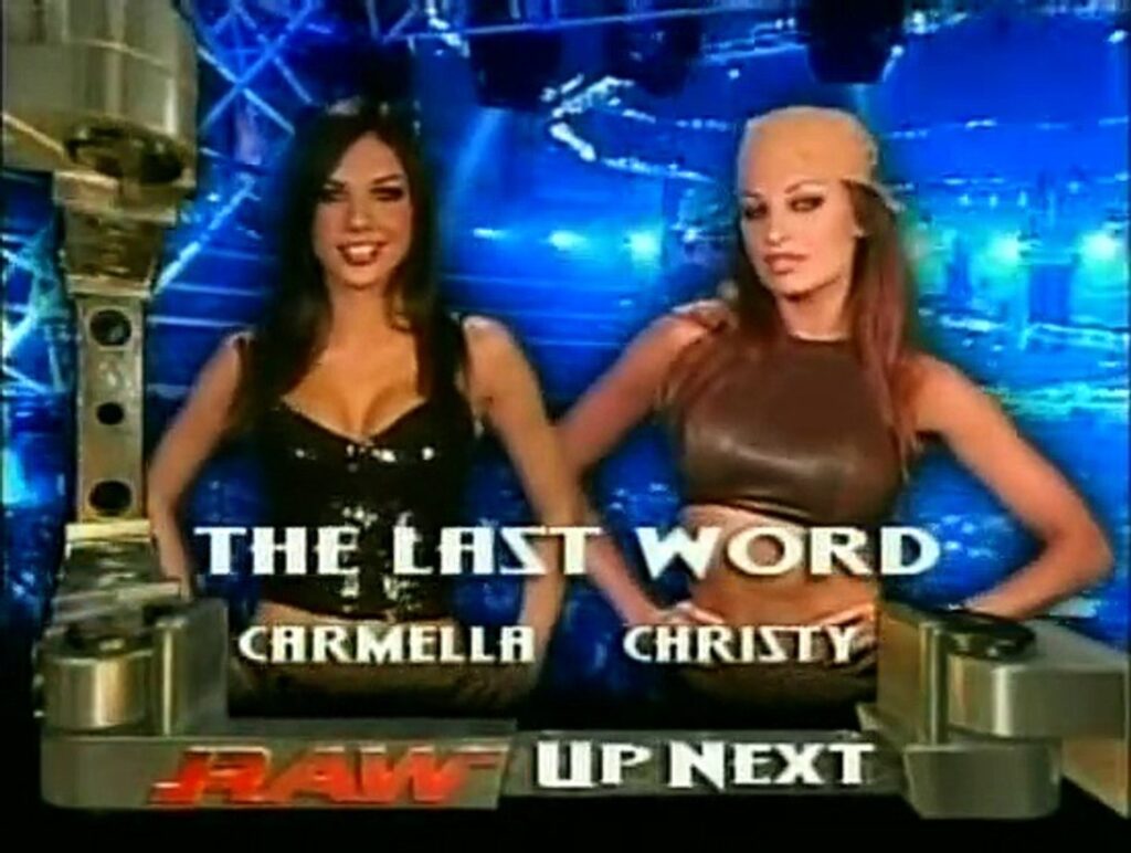 Carmella and christy in WWE