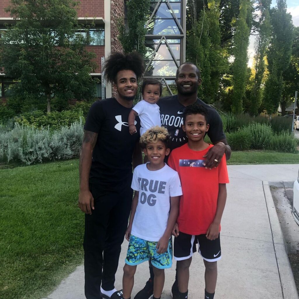 Champ Bailey eldest son and other three younger sons (Source: Instagram)